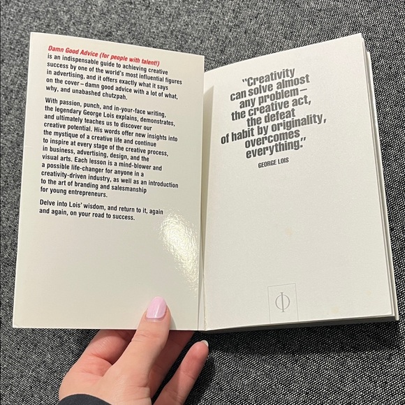 Damn Good Advice Book - by George Lois - Picture 3 of 3